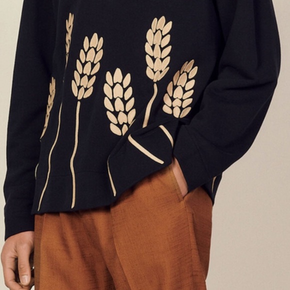 Sandro cotton hoodie - Picture 2 of 7